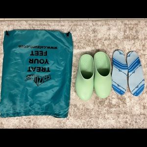 Calzuro pistachio shoes. Worn 10 times